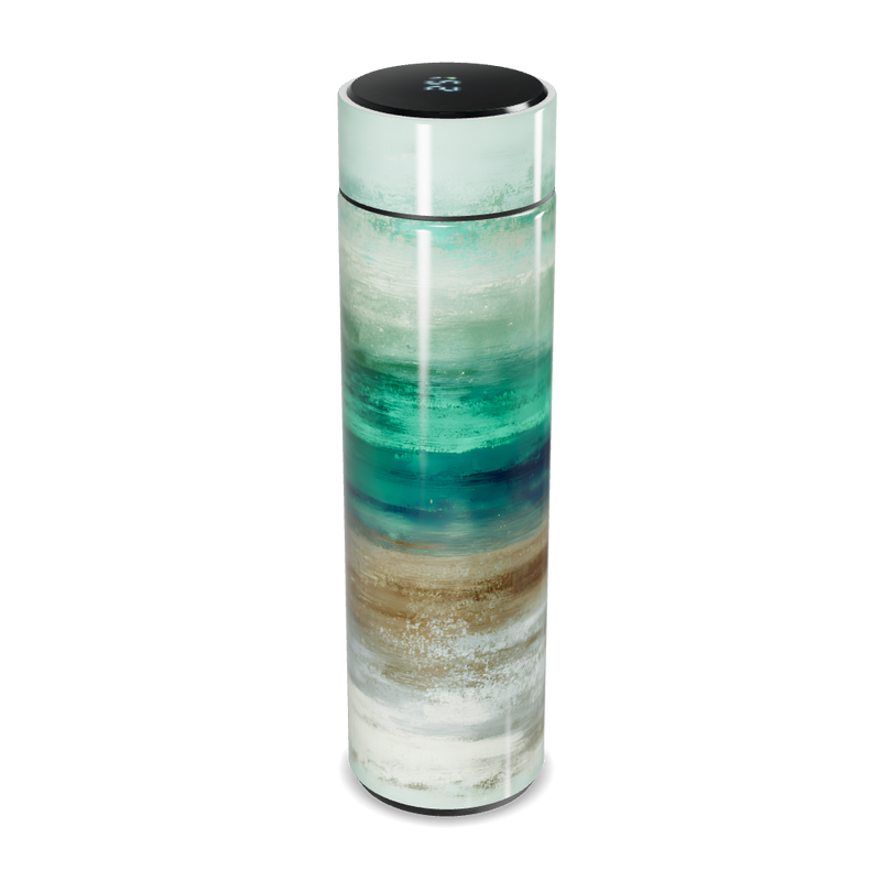 Garrafa Térmica Touch - Estampa Aqua Vidro