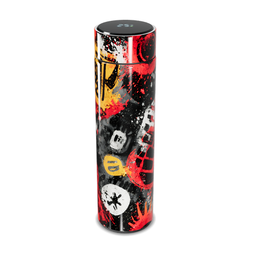 Garrafa Térmica Touch - Estampa Colorida Abstrata