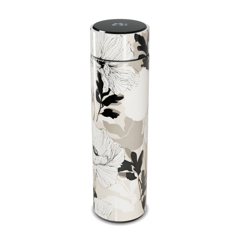 Garrafa Térmica Touch - Floral Bege