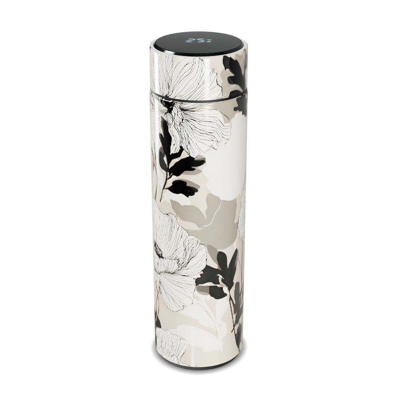Garrafa Térmica Touch - Floral Bege