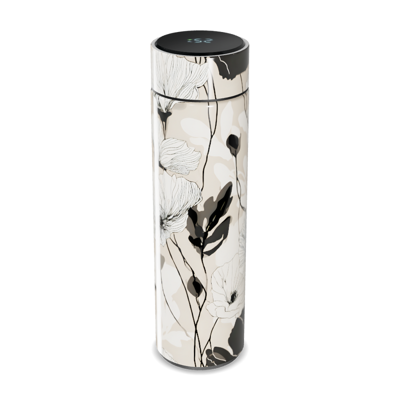 Garrafa Térmica Touch - Floral Bege