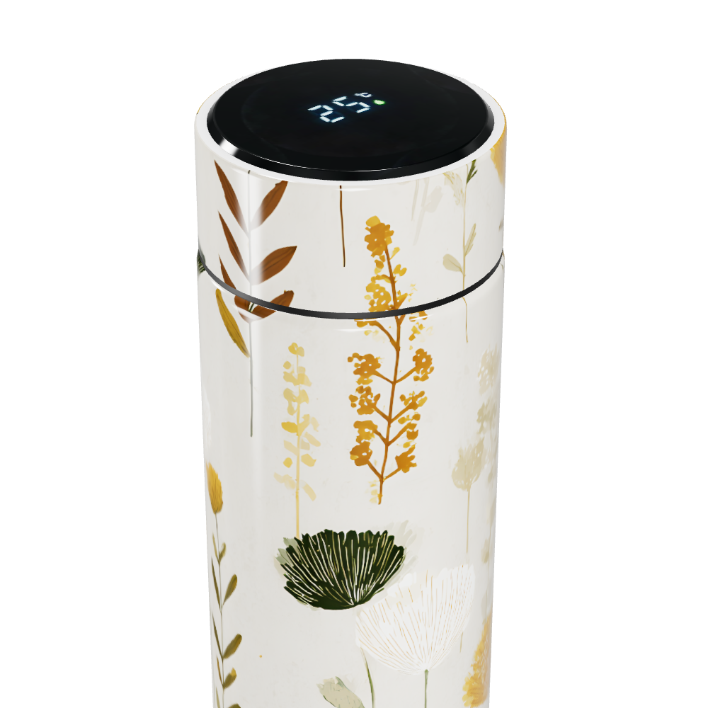 Garrafa Térmica Touch Flores - Estampa Floral