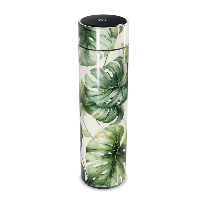 Garrafa Térmica Touch - Folhagem Verde