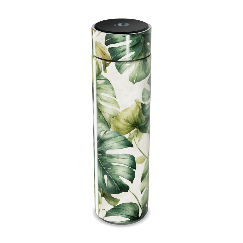 Garrafa Térmica Touch - Folhagem Verde