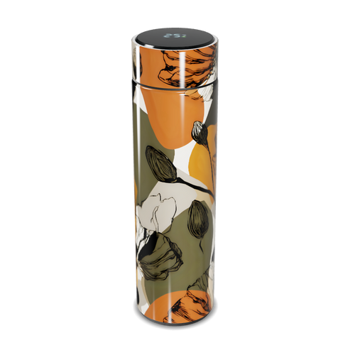 Garrafa Térmica Touch Estampa Floral Colorida