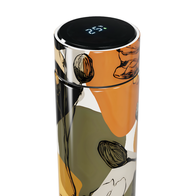 Garrafa Térmica Touch Estampa Floral Colorida