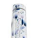Garrafa Térmica Touch - Floral Branca Digital