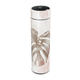 Garrafa Térmica Touch - Floral Branca Digital