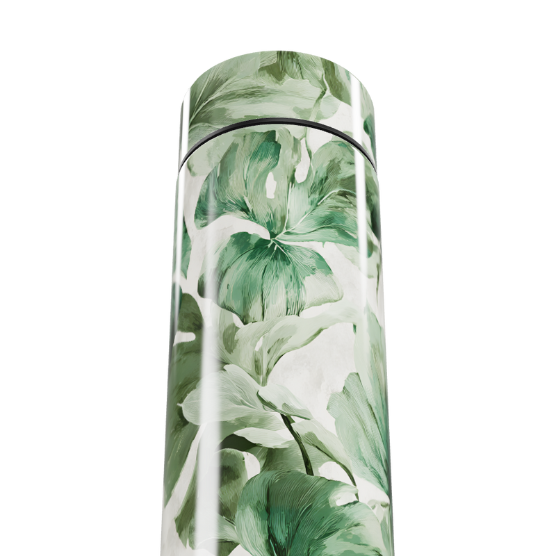Garrafa Térmica Touch - Folhagem Verde Inox