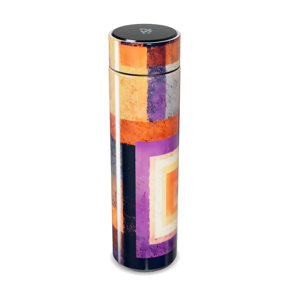 Garrafa Térmica Touch - Listras Coloridas