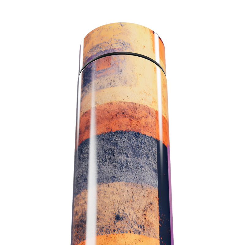 Garrafa Térmica Touch - Listras Coloridas