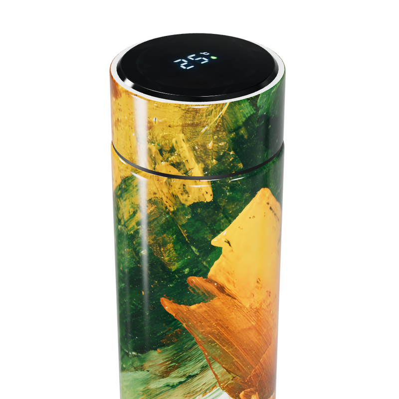 Garrafa Térmica Touch - Estampa Colorida Inox