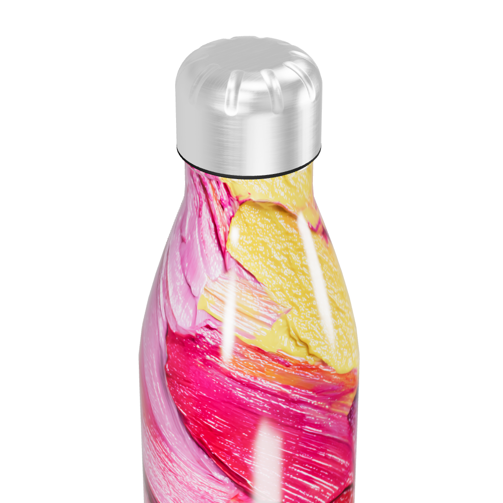 Garrafa Inox Design Colorido