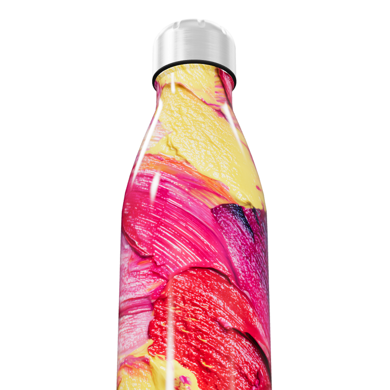 Garrafa Inox Design Colorido