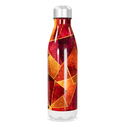 Garrafa Inox - Estampa Geométrica Colorida