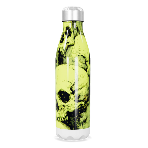 Garrafa Inox - Caveiras Neon