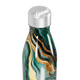 Garrafa Inox - Estampa Mármore Verde