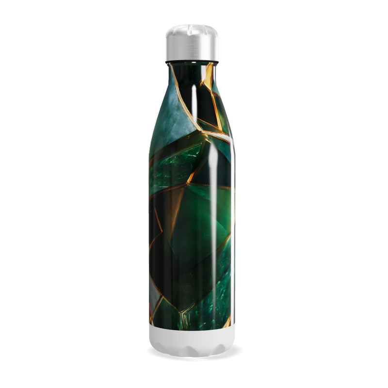 Garrafa Inox - Verde Geométrica