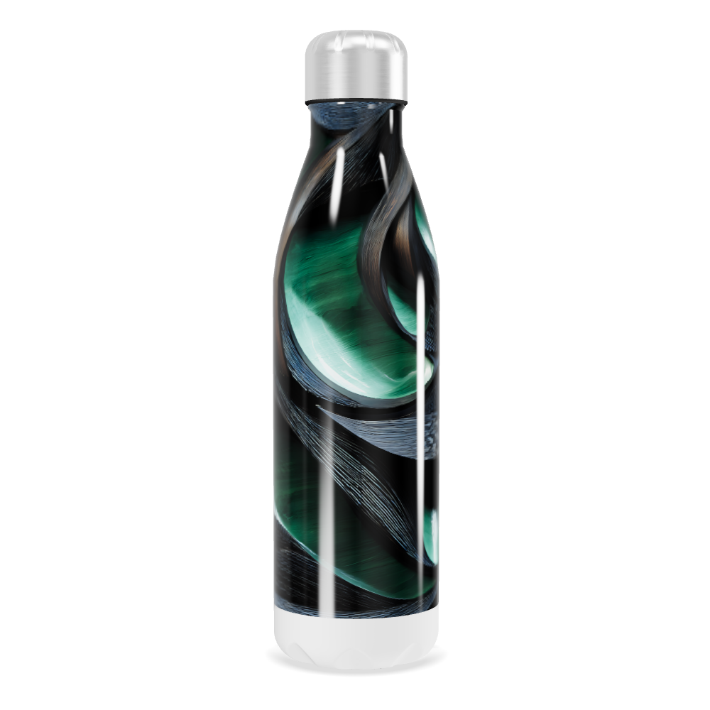 Garrafa Inox - Estampa Abstrata Colorida