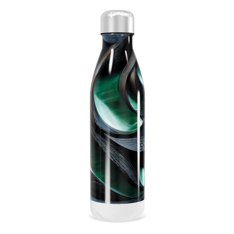 Garrafa Inox - Estampa Abstrata Colorida
