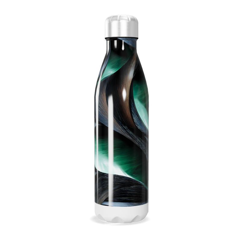 Garrafa Inox - Estampa Abstrata Colorida