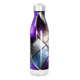 Garrafa Inox - Azul e Roxo com Detalhes Geométricos