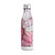 Garrafa Inox - Estampa Rosa e Branca