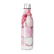 Garrafa Inox - Estampa Rosa e Branca