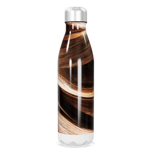 Garrafa Inox - Marrom Madeira 500ml