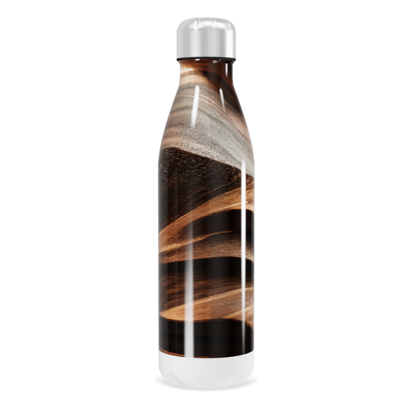 Garrafa Inox - Marrom Madeira 500ml