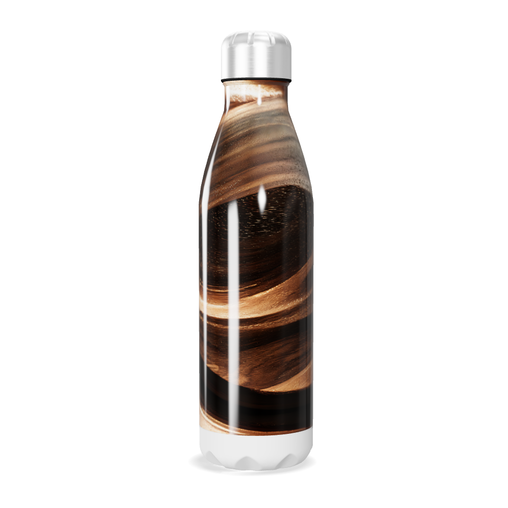 Garrafa Inox - Marrom Madeira 500ml
