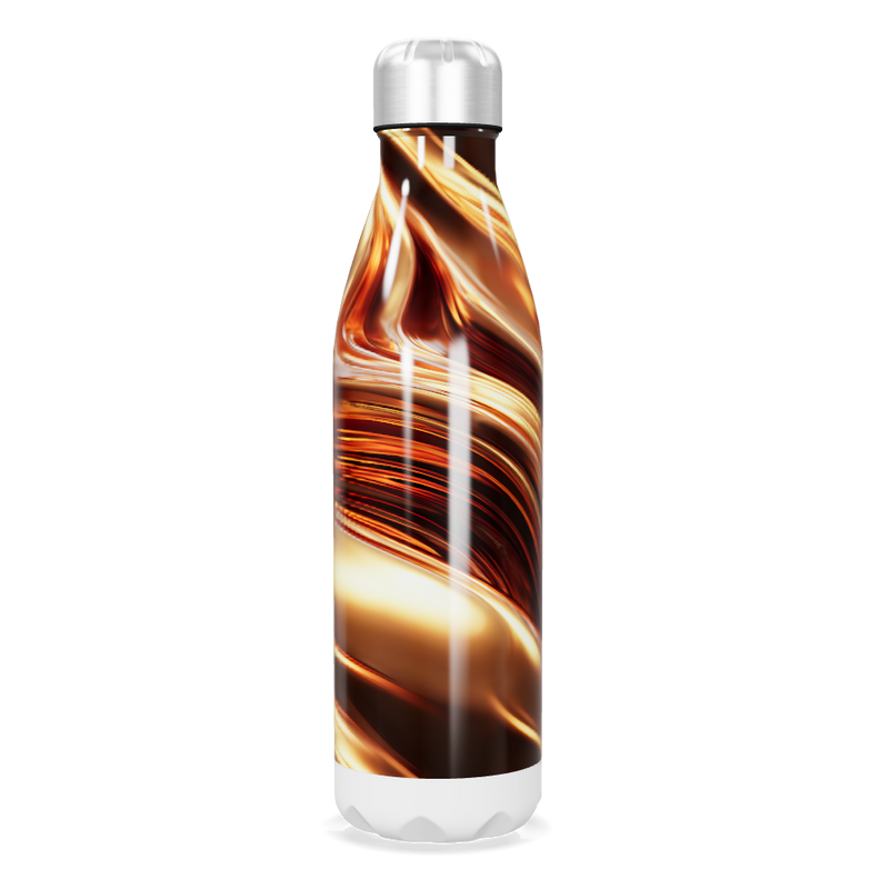 Garrafa Inox - Estampa Marmorizada Colorida