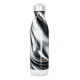 Garrafa Inox - Estampa Marmorizada Preta e Branca