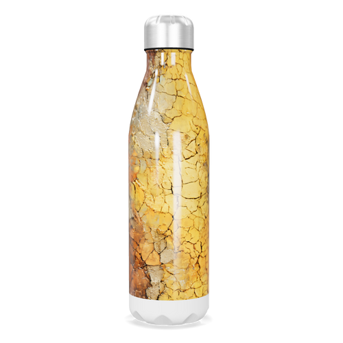 Garrafa Inox - Textura Amarela Terrosa