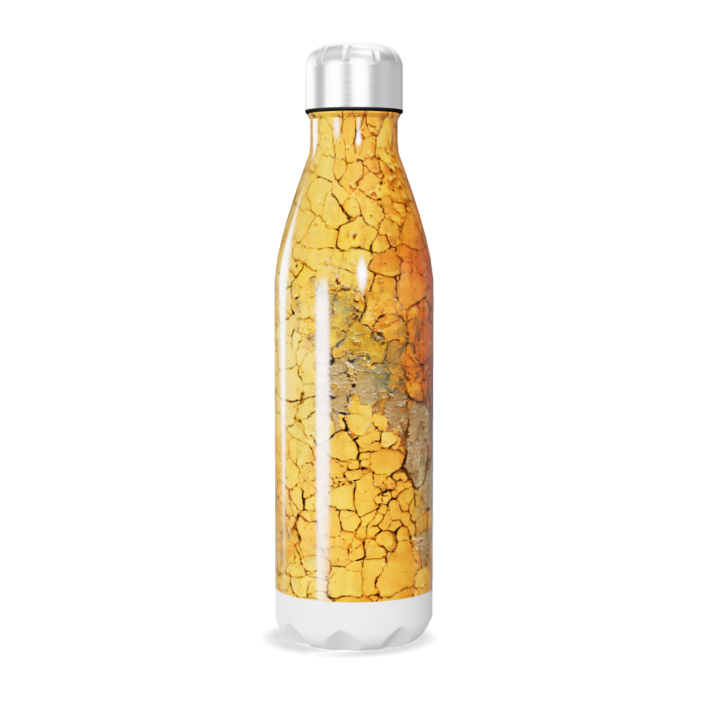 Garrafa Inox - Textura Amarela Terrosa