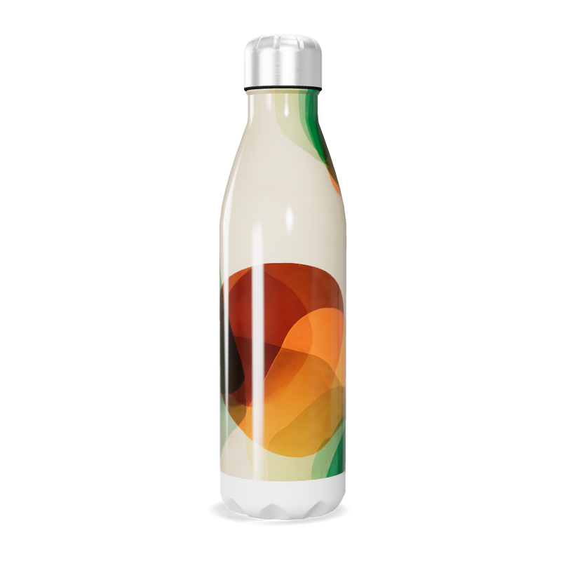 Garrafa Inox - Estampa Colorida Abstrata