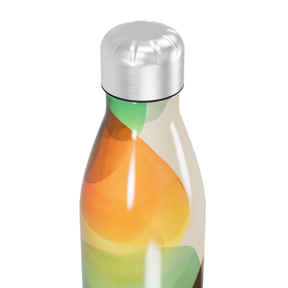 Garrafa Inox - Estampa Colorida Abstrata