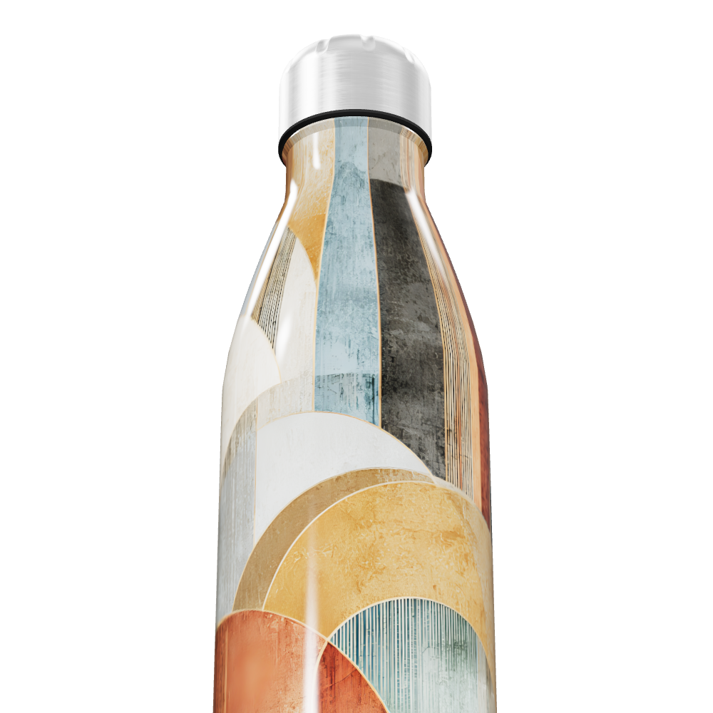 Garrafa Inox Estampada Multicolorida 500ml