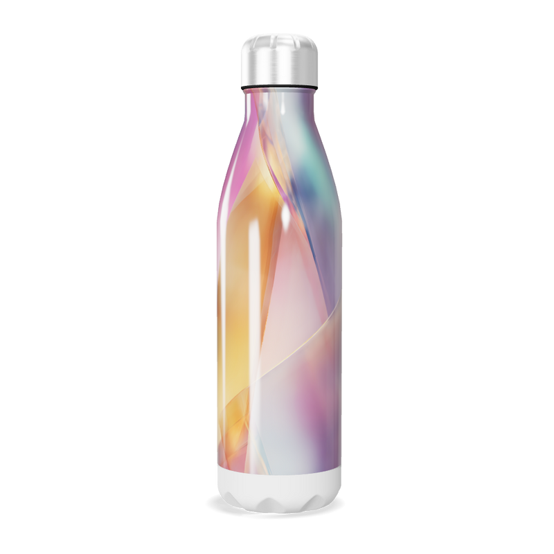 Garrafa Inox - Estampa Colorida Abstrata