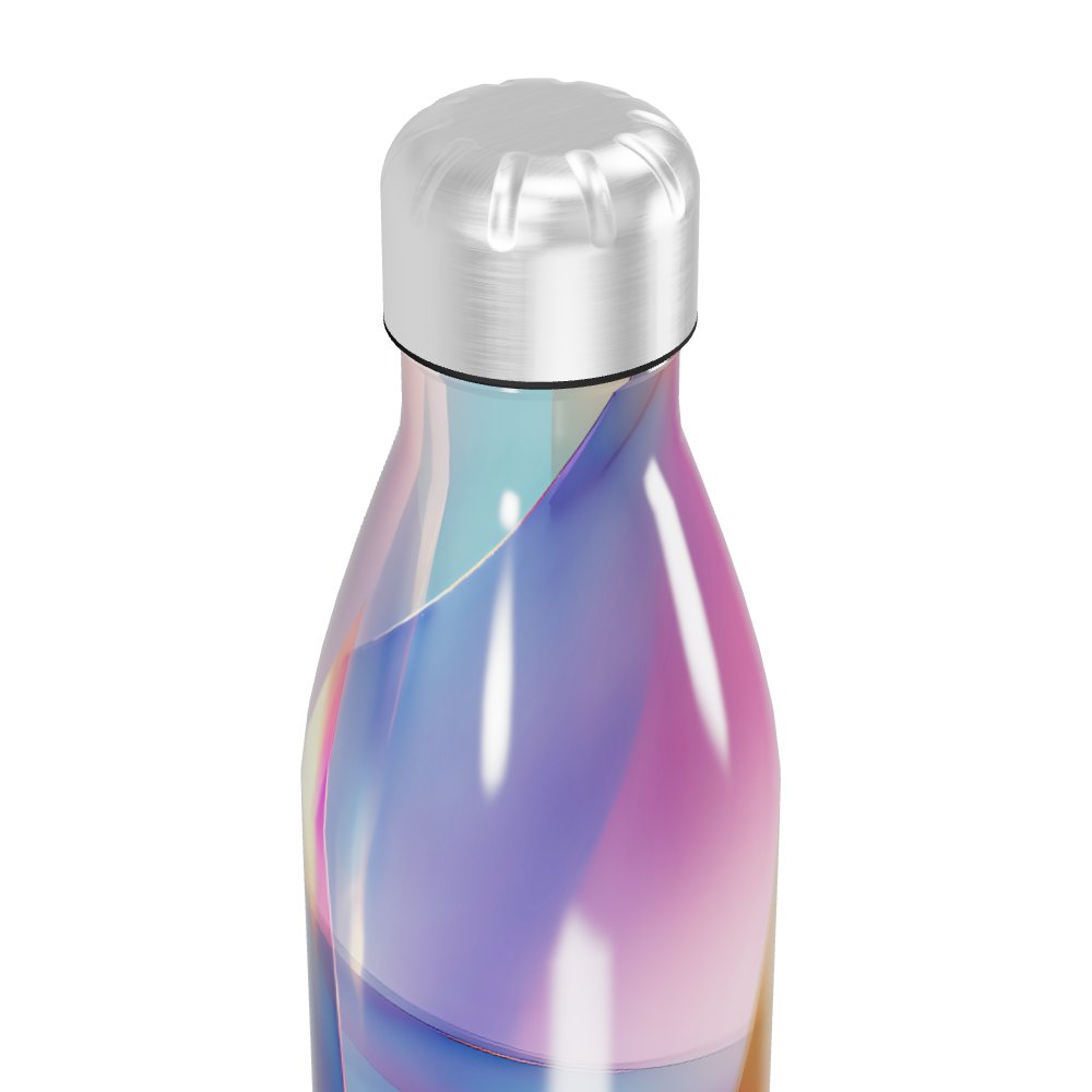 Garrafa Inox - Estampa Colorida Abstrata