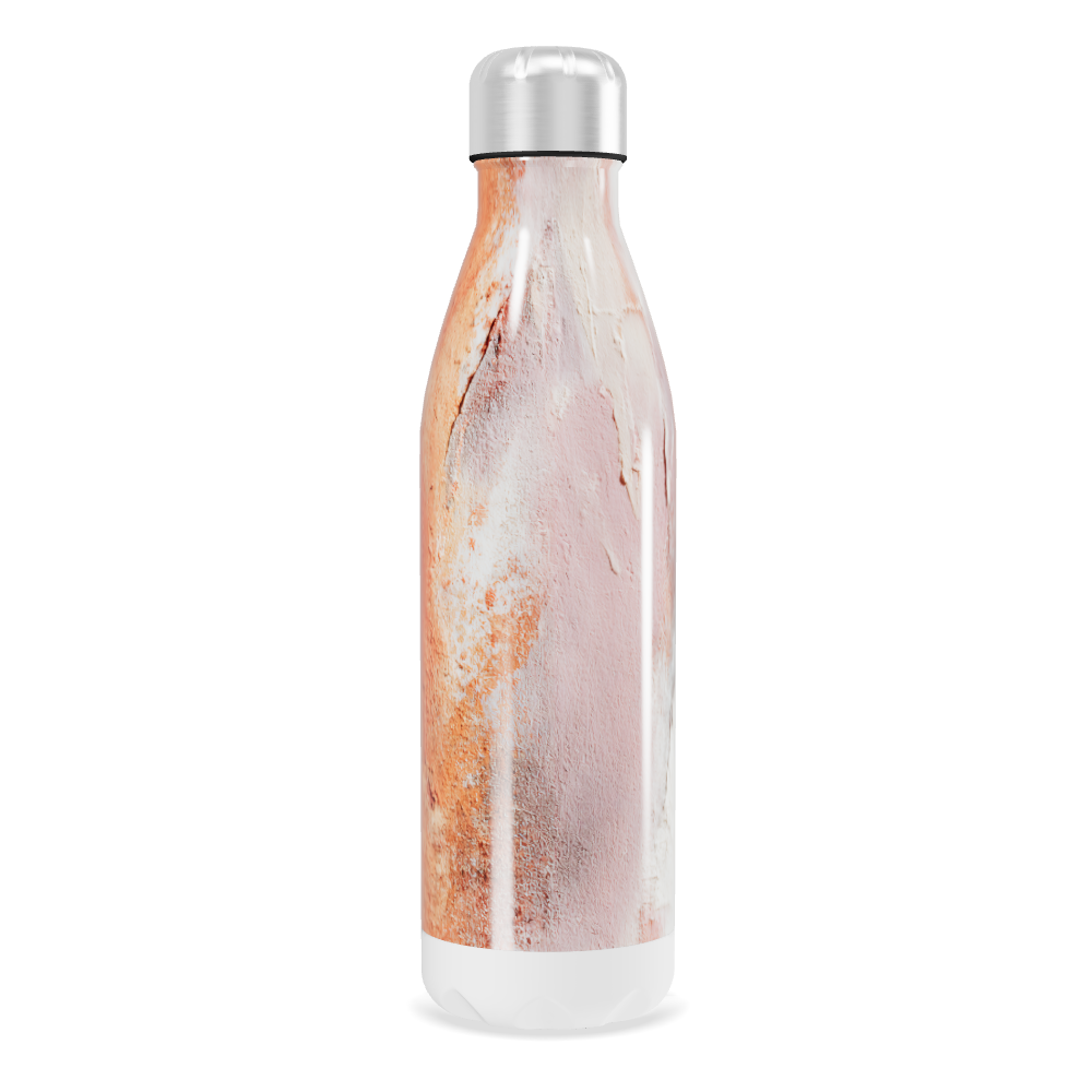 Garrafa Inox - Estampa Marrom Bege