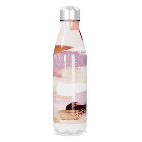 Garrafa Inox - Estampa Abstrata Colorida