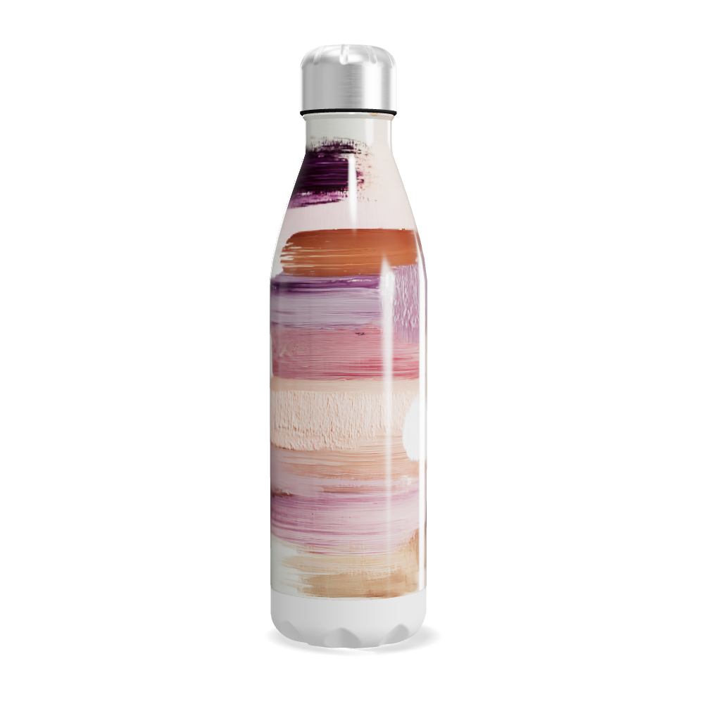 Garrafa Inox - Estampa Abstrata Colorida