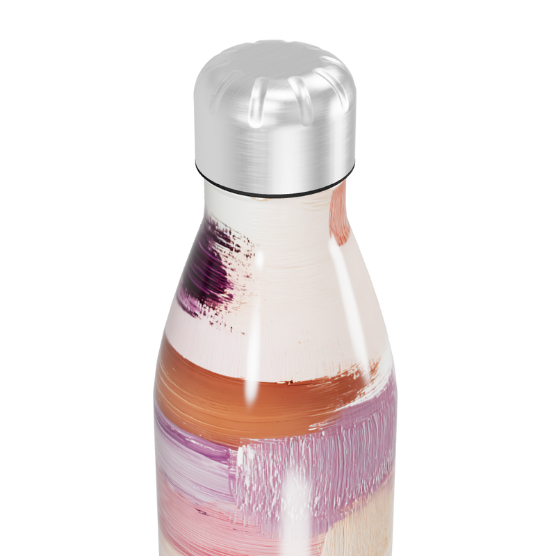 Garrafa Inox - Estampa Abstrata Colorida