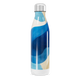 Garrafa Inox - Azul com Estampa Abstrata