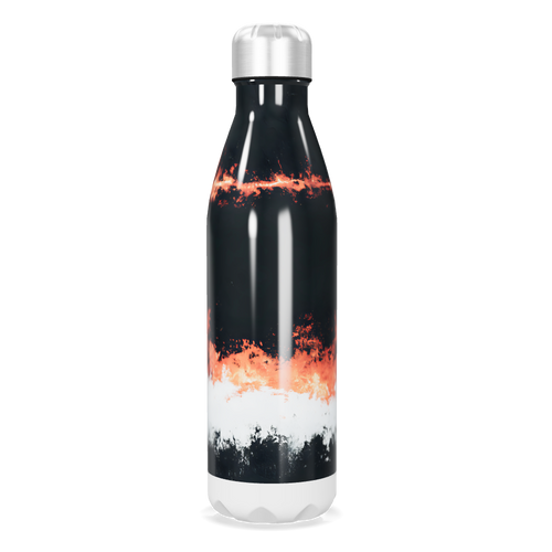 Garrafa Inox - Estampa Abstrata Colorida