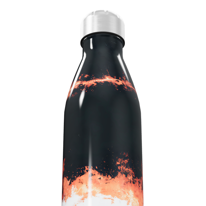 Garrafa Inox - Estampa Abstrata Colorida