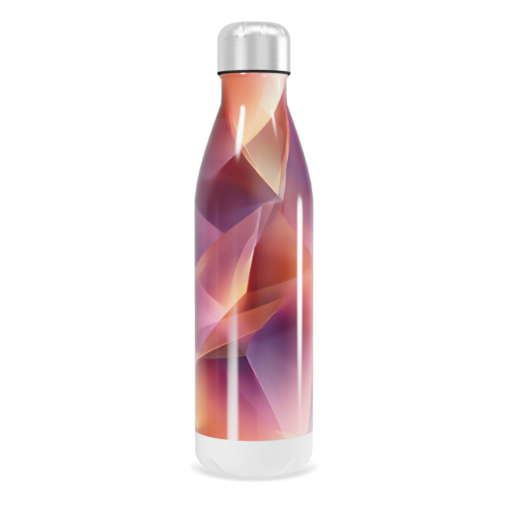 Garrafa Inox - Estampa Geométrica Colorida