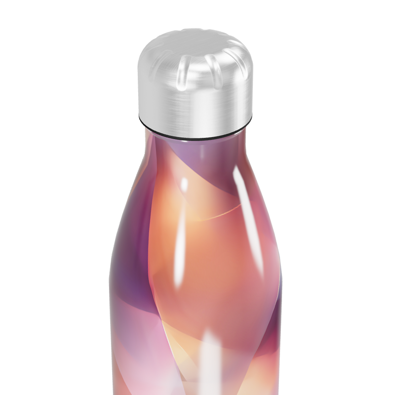 Garrafa Inox - Estampa Geométrica Colorida