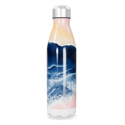 Garrafa Inox Estampa Marinha 500ml